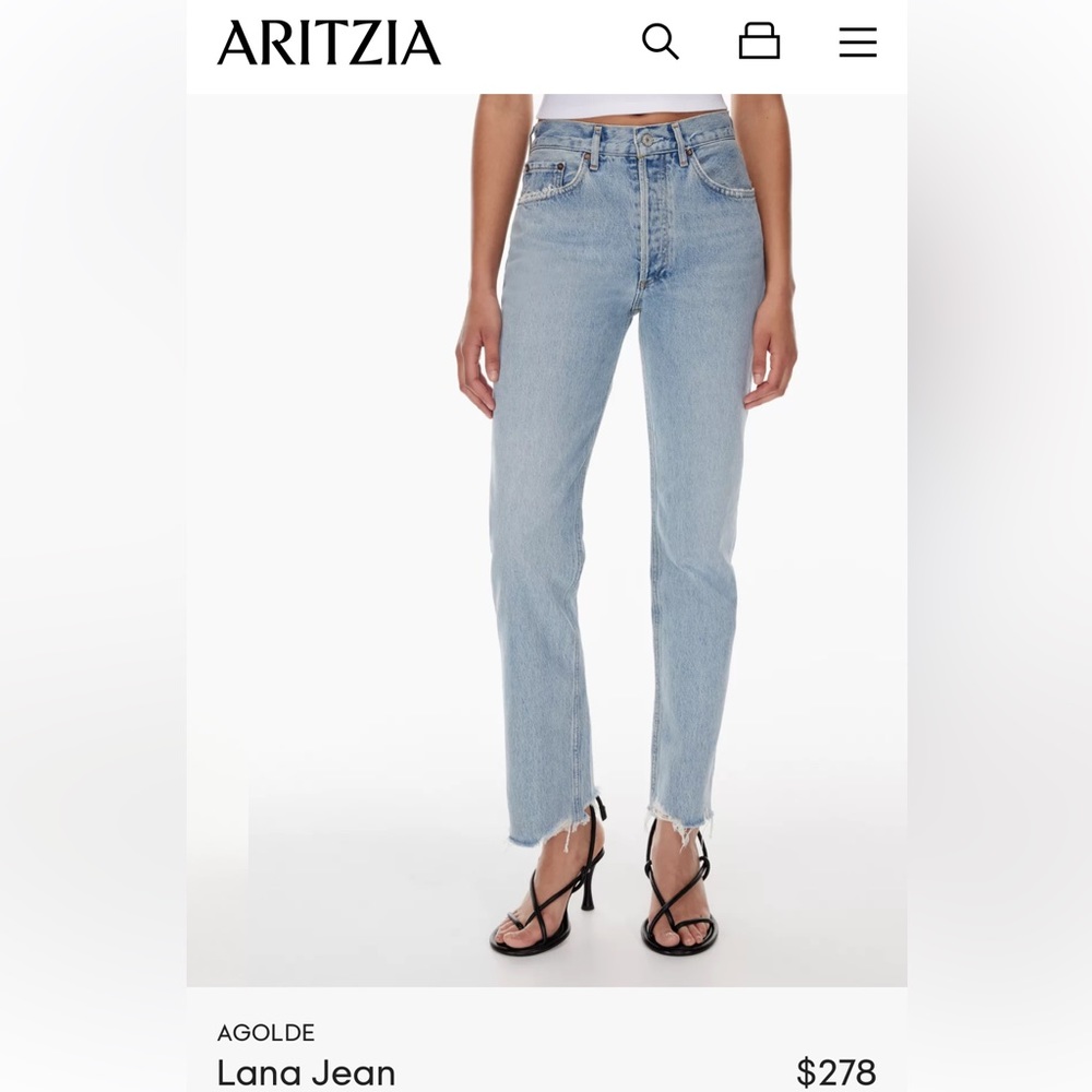 Aritzia Agolde Denim